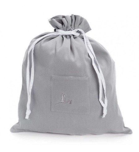 Body personalizado y bolsa para muda Personalizada gris