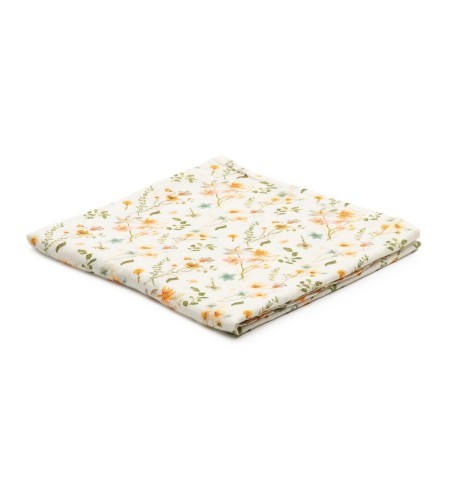 Regalo para bebé ecológico y orgánico con 2 Muselinas, mordedor y chupetero rosa