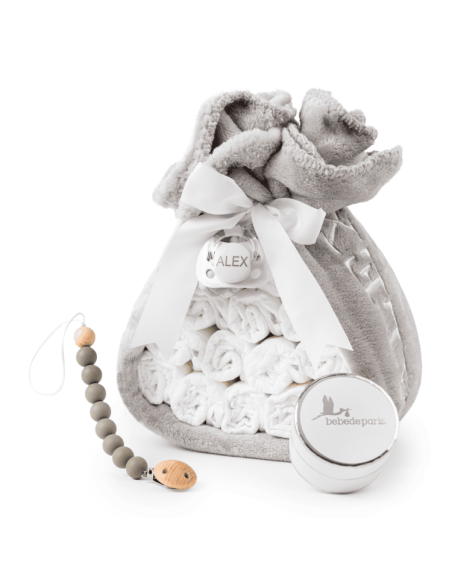 Torta di Pannolini con Portaciuccio | Regalo Originale per Neonato