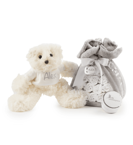 Torta di Pannolini con Orsetto | Regalo Tenero per Neonato