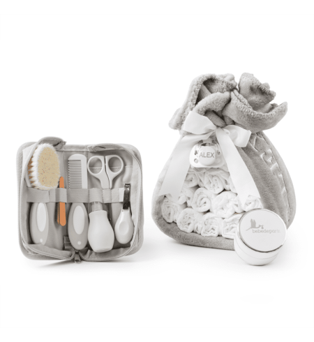 Torta di Pannolini con Set da Bagno | Regalo Completo per Neonato
