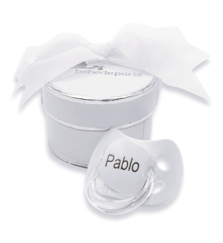 Ciuccio con Portaciuccio in Silicone | Accessorio Sicuro ed Elegante