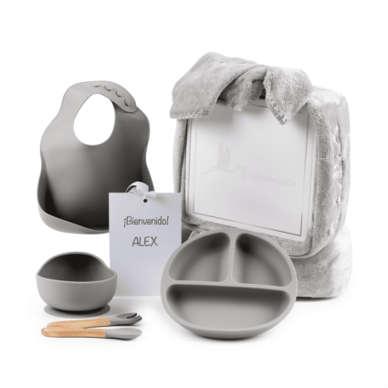 Vajilla in Silicone + Copertina Invernale Personalizzata | Regalo Pratico per Neonato