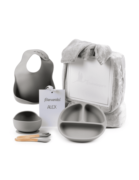 Vajilla in Silicone + Copertina Invernale Personalizzata | Regalo Pratico per Neonato