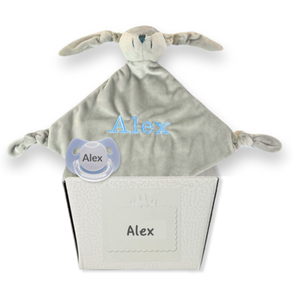 Doudou e succhietto personalizzato | Regalo unico e dolcissimo 2