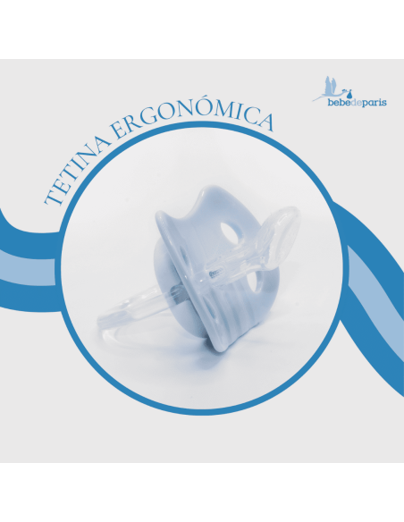 Set Doudou + 2 succhietti con nome + clip | Regalo unico e funzionale