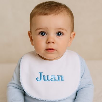 Bavaglino Personalizzato per Neonato | Regalo Utile e Originale – Bebé de París