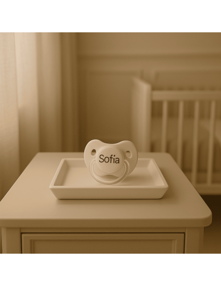 Succhietto personalizzato + custodia + sacca asilo | Set completo per il primo giorno