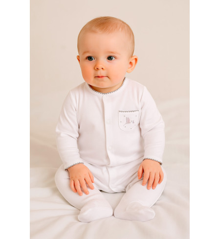 Cesta Bebè Classica Sogno | Cesta Regalo di Lusso per Neonato – Bebé de París