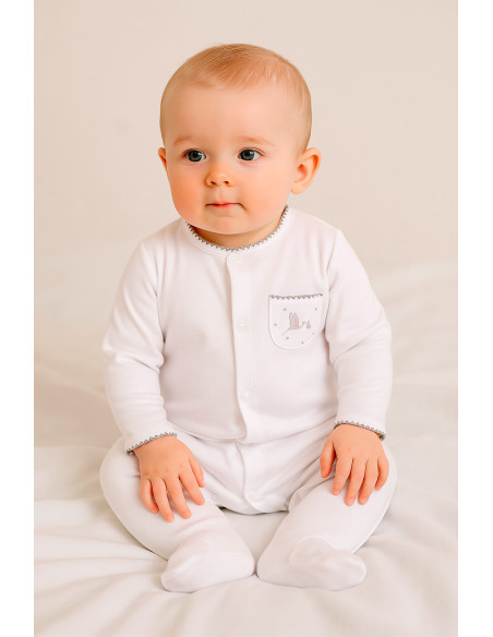 Cesta Bebè Classica Sogno | Cesta Regalo di Lusso per Neonato – Bebé de París