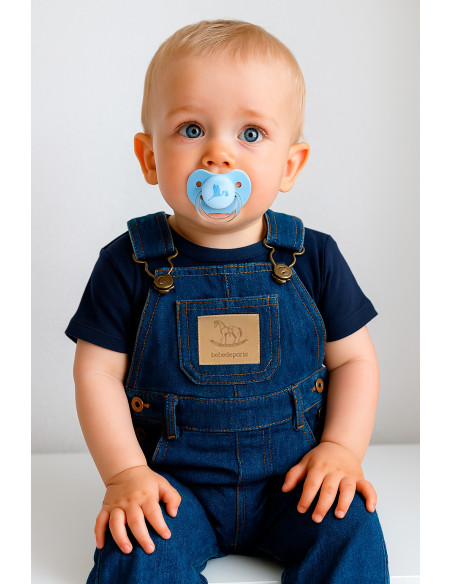 Salopette in Jeans per Bebè | Abbigliamento Moderno e Comodo – Bebé de París