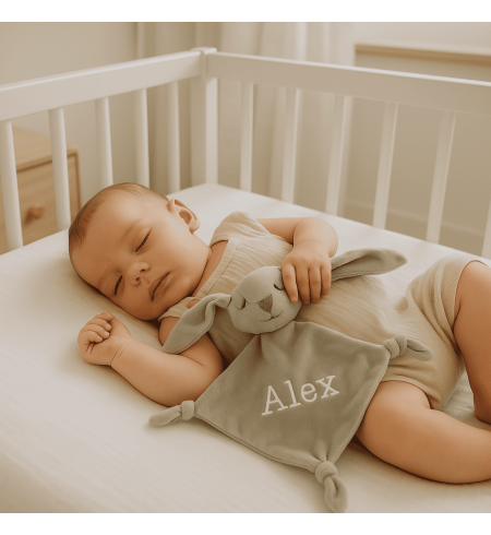Doudou e Ciuccio Personalizzati con il Nome del Bebè | Regalo Unico – Bebé de París