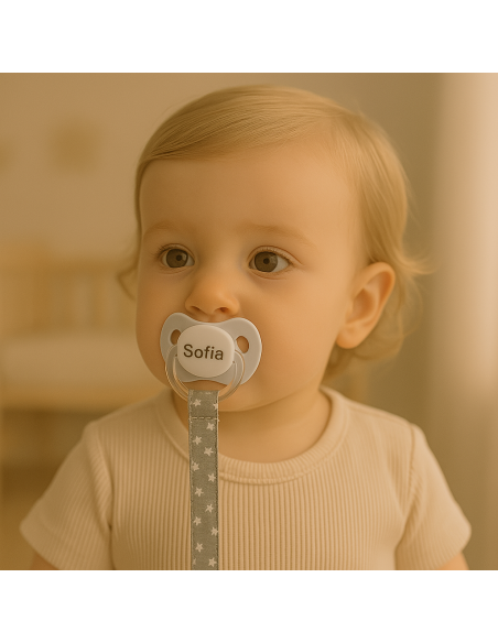 Succhietto personalizzato + custodia + sacca asilo | Set completo per il primo giorno