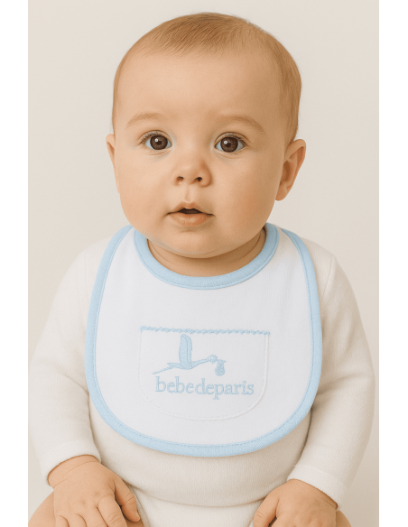 Set bavaglini ricamati con nome | Regalo personalizzato e pratico