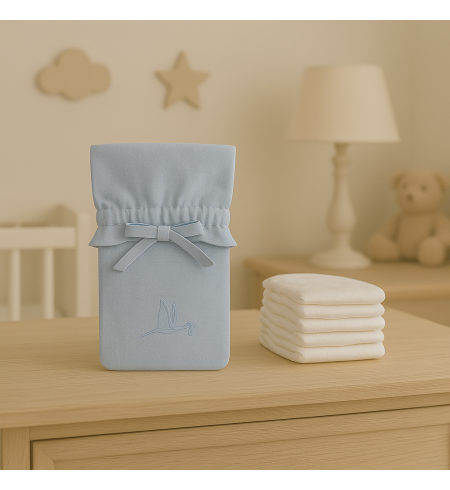 Cesta Bebè Classica Piena | Regalo Completo, Elegante e Personalizzabile – Bebé de París