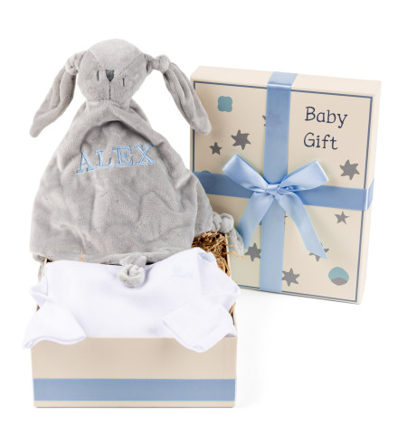 Scatola Regalo con Body e Dou-Dou Personalizzato – Abbigliamento e Accessori per Bebè