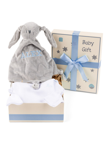 Scatola Regalo con Body e Dou-Dou Personalizzato – Abbigliamento e Accessori per Bebè