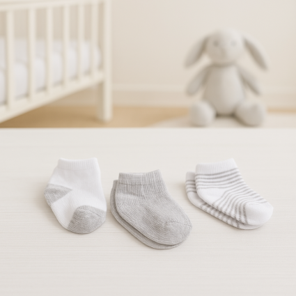 Set Calcetines Bebé Gris 2