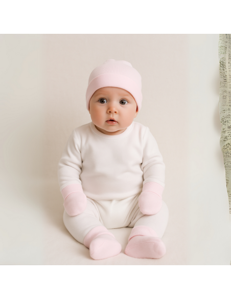 Set Cappellino e Scarpine Orsetto per Bebè | Morbido, Tenero e Regalo Ideale – Bebé de París