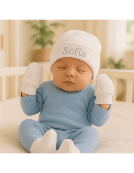 Cesta abbigliamento bimba con orsetto | Regalo perfetto per neonata