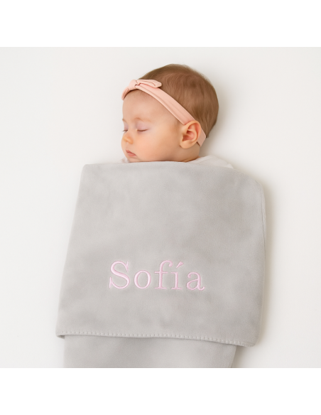 Regalo personalizzato con copertina e doudou | Ideale per neonato