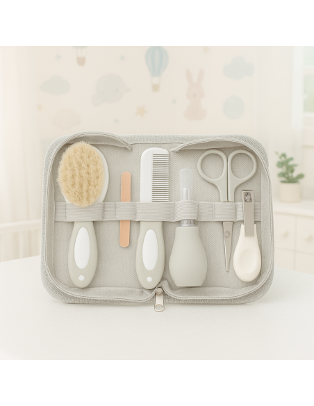 Cesta Cosmetica e Mussola Personalizzata | Regalo di Nascita con Charme