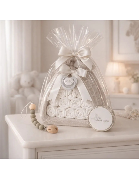 Torta di Pannolini con Portaciuccio | Regalo Originale per Neonato