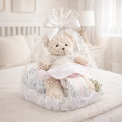 Torta di Pannolini Orsetto Motociclista | Regalo Divertente per Bebè – Bebé de París