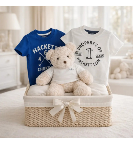 Cesta nascita Hackett Set T-Shirt Bebè | Bebé de París