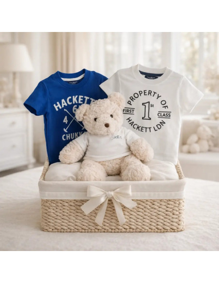 Cesta nascita Hackett Set T-Shirt Bebè | Bebé de París