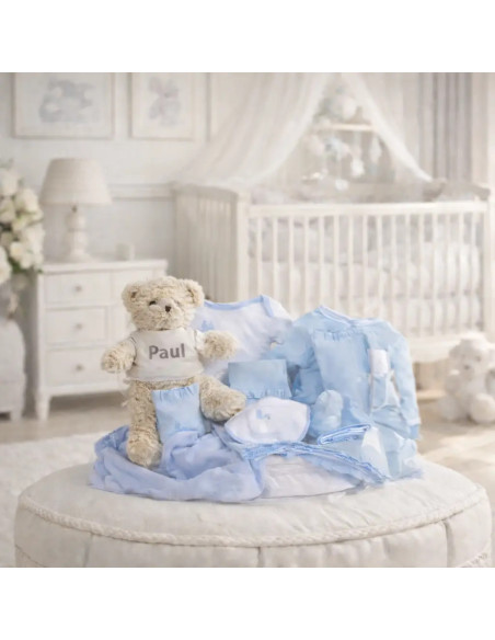 Cesta Bebè Classica | Cesta Elegante per Neonato – Bebé de París