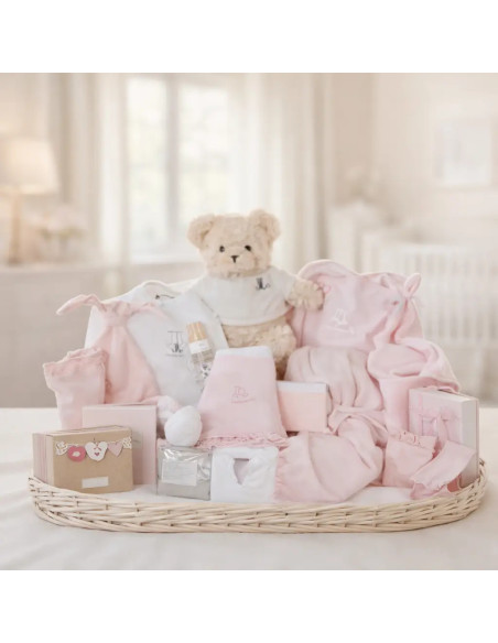 Cesta Bebè Ricordi Sogno | Regalo Emotivo e Personalizzato – Bebé de París