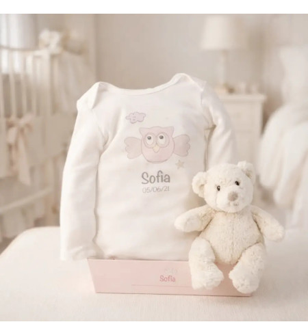 Orsetto di peluche e body personalizzato | Canestillas bebè