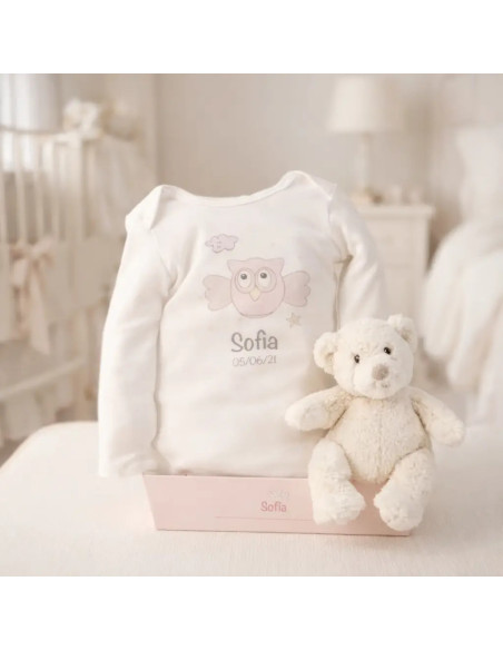 Orsetto di peluche e body personalizzato | Canestillas bebè