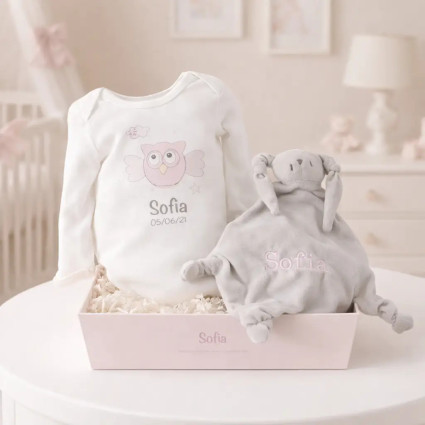 Regalo body e doudou personalizzati | Canestillas per bebè 2