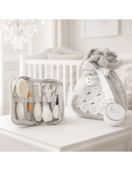 Torta di Pannolini con Set da Bagno | Regalo Completo per Neonato