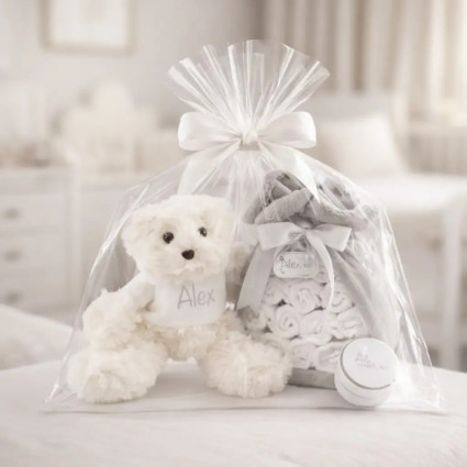 Torta di Pannolini con Orsetto | Regalo Tenero per Neonato 2