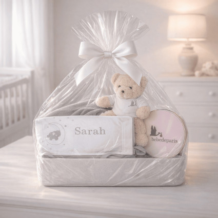 Set Regalo Bebè Cuscino Personalizzato | Regalo Unico e Dolce per Neonato - Bebé de París