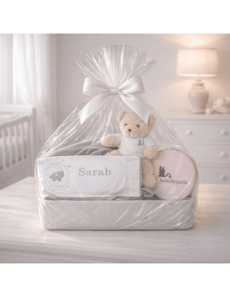 Set Regalo Bebè Cuscino Personalizzato | Regalo Unico e Dolce per Neonato - Bebé de París
