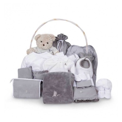 Cesta Bebé Clásica Ensueño rosa 2