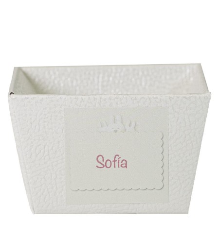 Pack de 2 chupetes personalizados con sujetachupete rosa